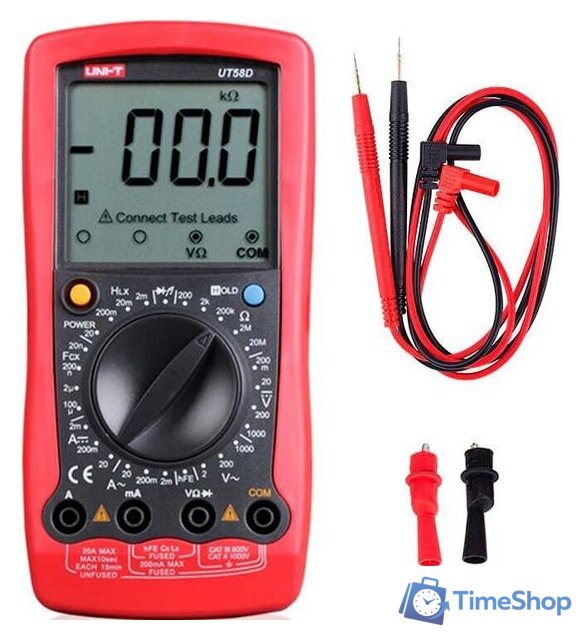 Мультиметр UNI-T UT58D - Изображение №4 — Интернет-магазин Time-Shop