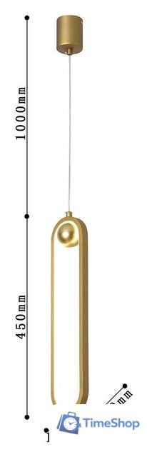 Подвесная люстра F-Promo 4221-1P - Изображение №6 — Интернет-магазин Time-Shop