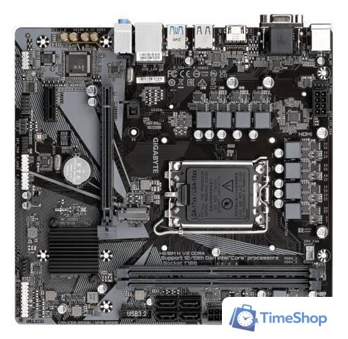 Материнская плата Gigabyte H610M H V2 DDR4 (rev. 1.0) - Изображение №4 — Интернет-магазин Time-Shop