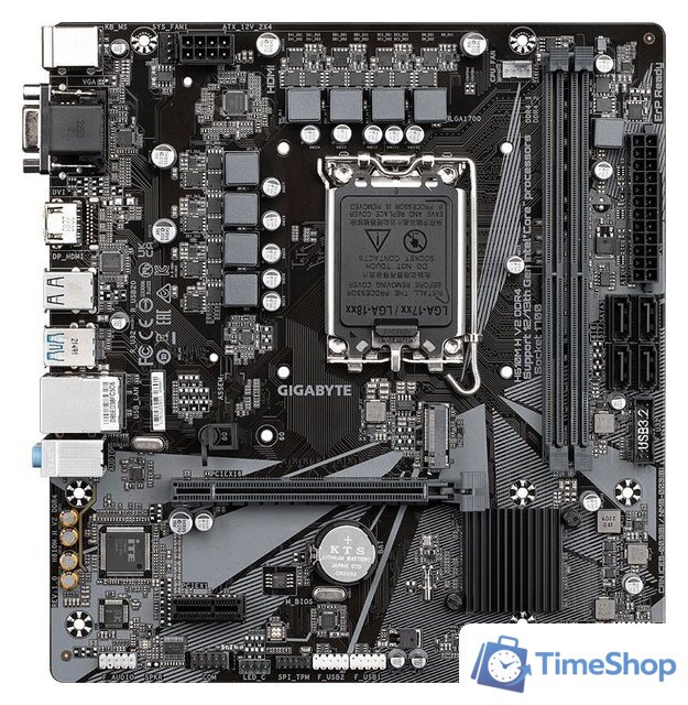 Материнская плата Gigabyte H610M H V2 DDR4 (rev. 1.0) - Изображение №1 — Интернет-магазин Time-Shop