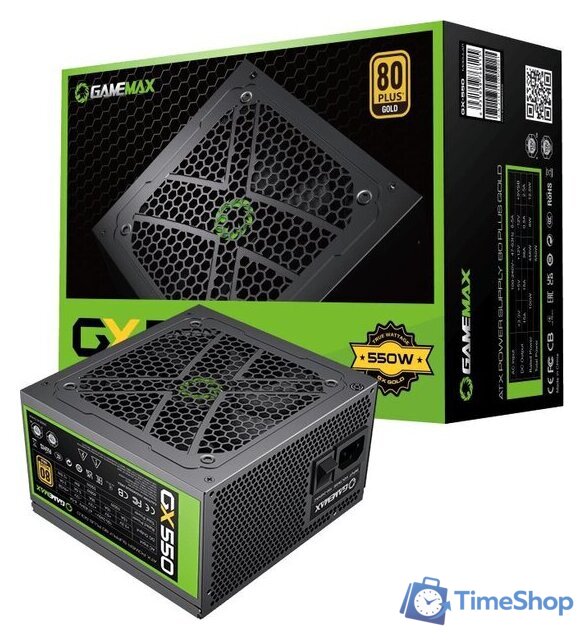 Блок питания GameMax GX-550 Modular - Изображение №2 — Интернет-магазин Time-Shop