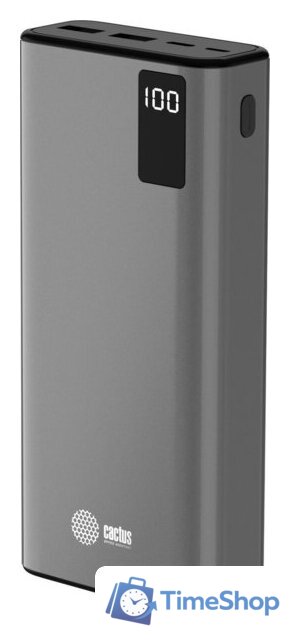 Внешний аккумулятор CACTUS CS-PBFSFA-20000 20000mAh (серый) - Изображение №1 — Интернет-магазин Time-Shop