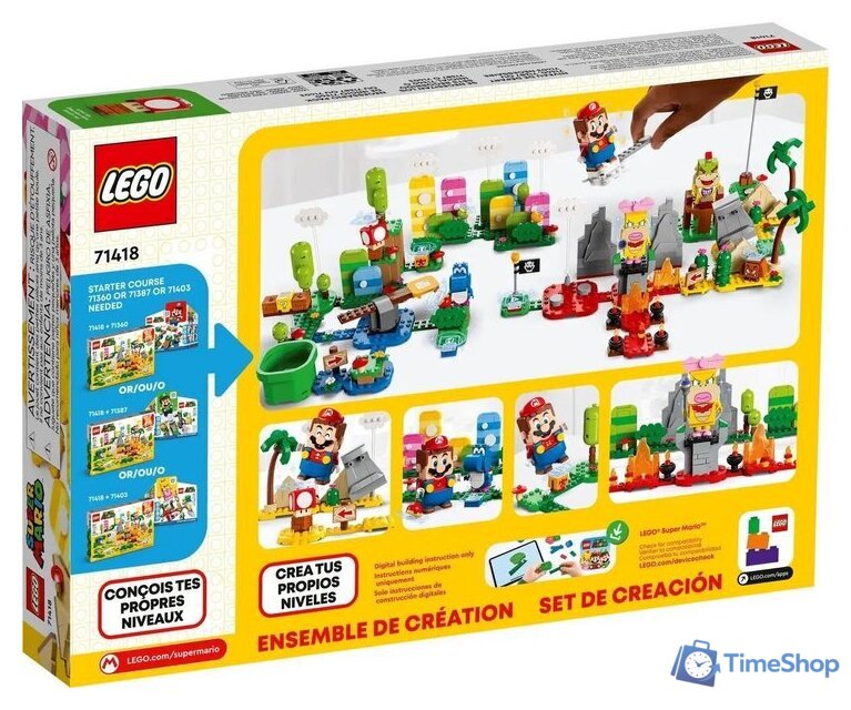 Конструктор LEGO Super Mario 71418 Набор инструментов для творчества - Изображение №2 — Интернет-магазин Time-Shop