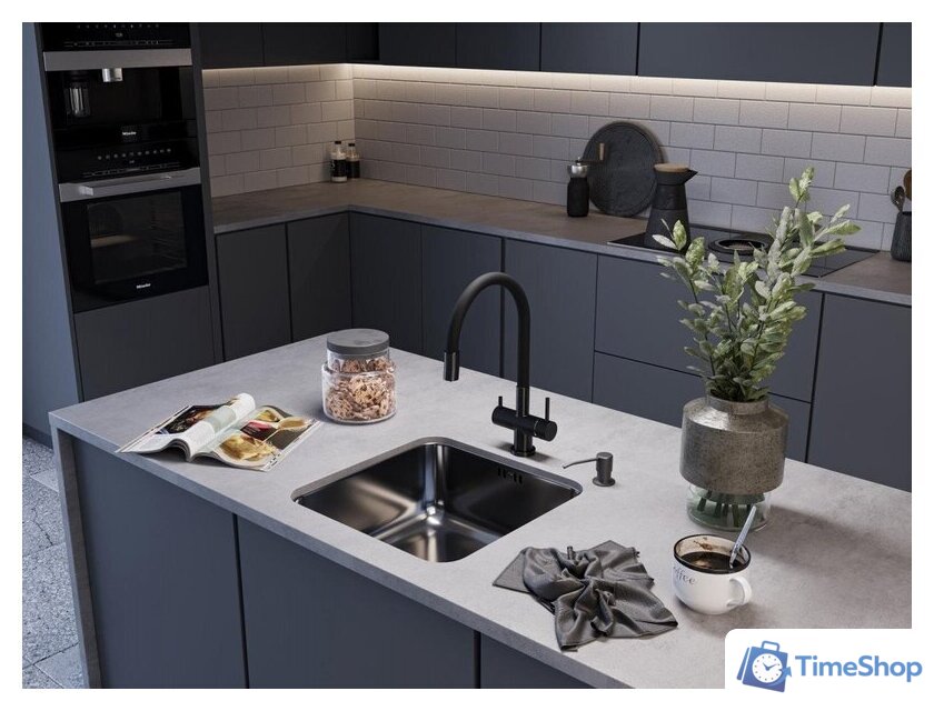 Кухонная мойка Emar EMB-127A PVD Nano Dark - Изображение №2 — Интернет-магазин Time-Shop