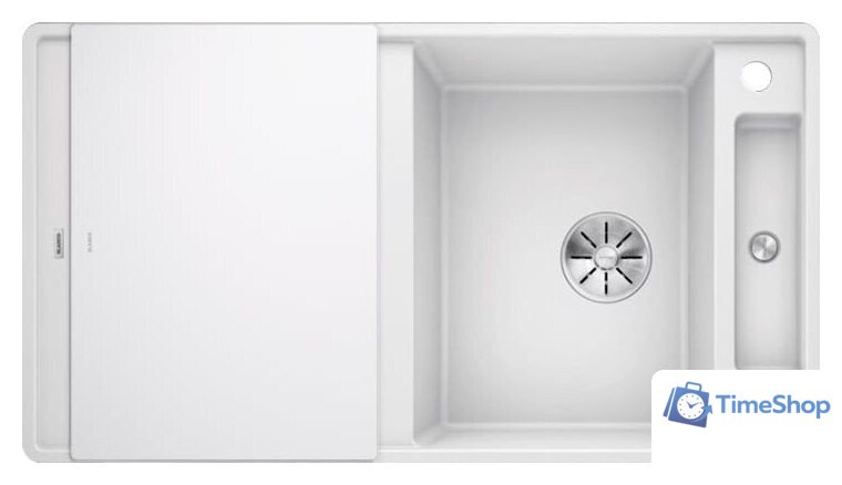 Кухонная мойка Blanco Axia III 5 S-F 523234 (белый, стеклянная доска) - Изображение №1 — Интернет-магазин Time-Shop