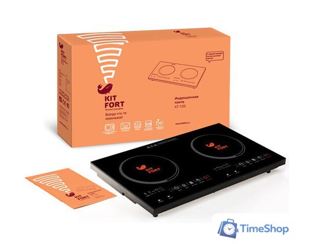 Настольная плита Kitfort KT-105 - Изображение №2 — Интернет-магазин Time-Shop