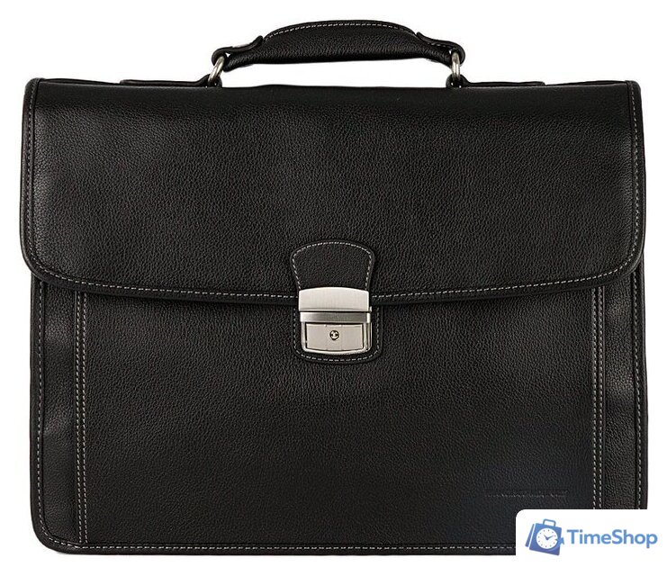 Портфель Francesco Molinary 910-469537-46-BLK - Изображение №1 — Интернет-магазин Time-Shop