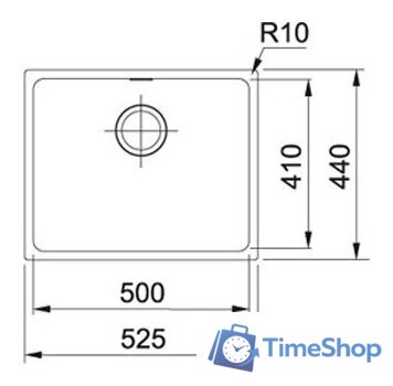 Кухонная мойка Franke Sirius SID 110-50 125.0443.352 (белый) - Изображение №2 — Интернет-магазин Time-Shop