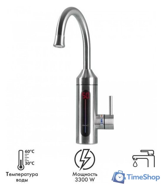 Проточный электрический водонагреватель-кран Atlanta ATH-7445 - Изображение №3 — Интернет-магазин Time-Shop