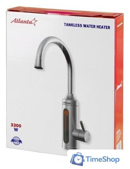 Проточный электрический водонагреватель-кран Atlanta ATH-7445 - Изображение №2 — Интернет-магазин Time-Shop