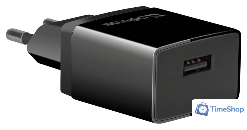 Сетевое зарядное Defender EPA-10 (черный) - Изображение №2 — Интернет-магазин Time-Shop