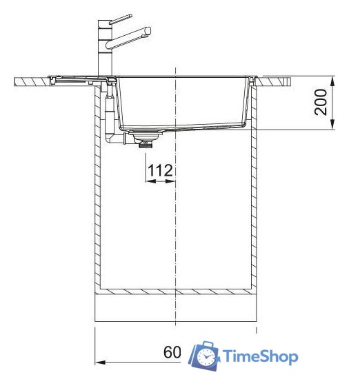 Кухонная мойка Franke Sirius 2.0 Slim S2D 611-78 XL 143.0671.691 (бежевый) - Изображение №3 — Интернет-магазин Time-Shop