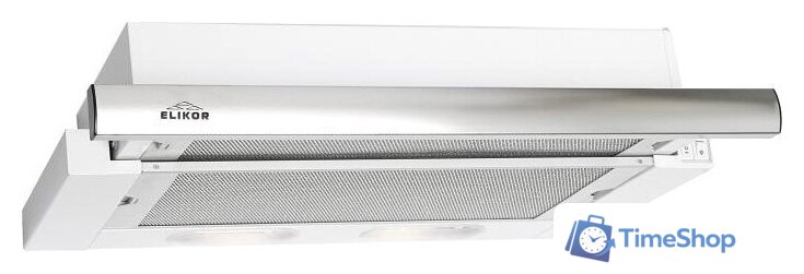 Кухонная вытяжка Elikor Интегра 60П-400-В2Л (белый/нержавеющая сталь) (840490) - Изображение №1 — Интернет-магазин Time-Shop