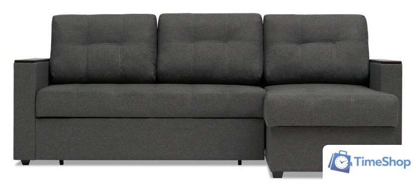 Диван Mio Tesoro Атланта Лайт 111 (Savana Grey/Ecostile Chocolate) - Изображение №2 — Интернет-магазин Time-Shop