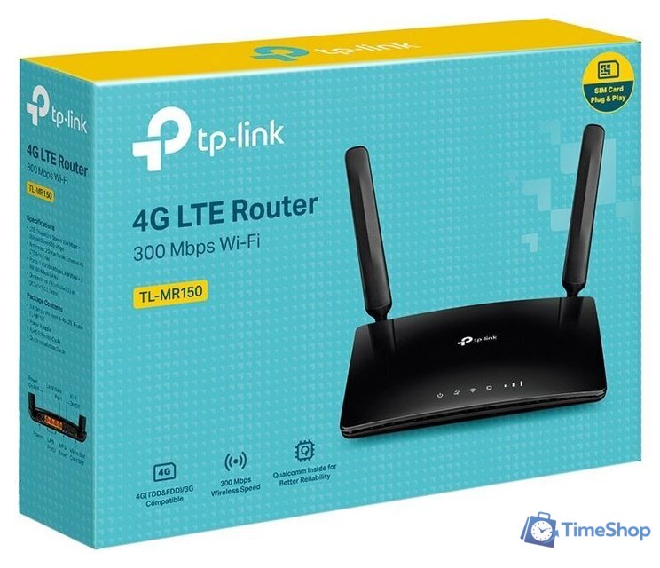 4G Wi-Fi роутер TP-Link TL-MR150 - Изображение №5 — Интернет-магазин Time-Shop