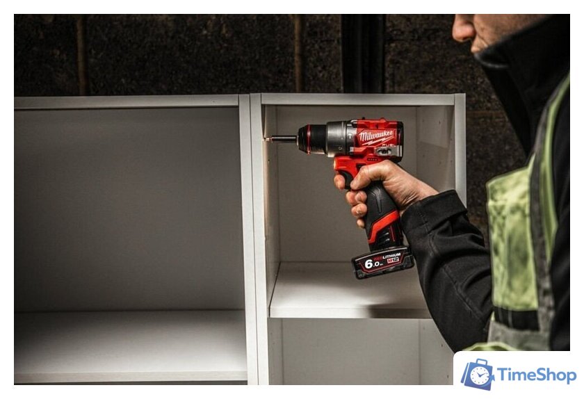Ударная дрель-шуруповерт Milwaukee M12 FUEL M12FPD2-602X 4933479870 (с 2-мя АКБ 6 Ач, кейс) - Изображение №9 — Интернет-магазин Time-Shop