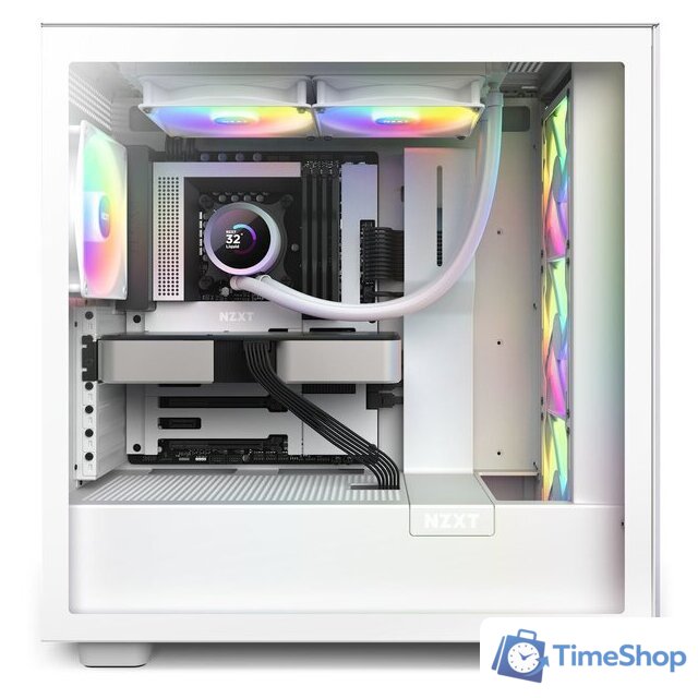 Система жидкостного охлаждения для процессора NZXT Kraken 280 RGB RL-KR280-W1 - Изображение №5 — Интернет-магазин Time-Shop