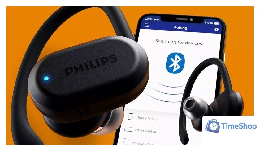 Наушники Philips TAA7306BK/00 - Изображение №12 — Интернет-магазин Time-Shop