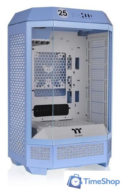 Корпус Thermaltake The Tower 300 Hydrangea Blue CA-1Y4-00SFWN-00 - Изображение №3 — Интернет-магазин Time-Shop