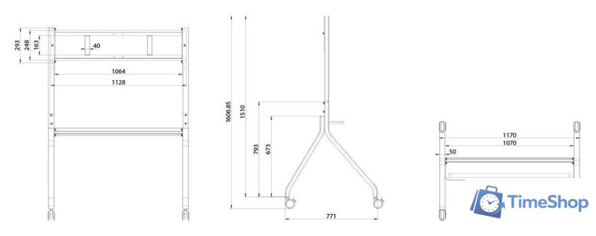 Стойка для информационной панели Hisense WH3309-LK - Изображение №5 — Интернет-магазин Time-Shop