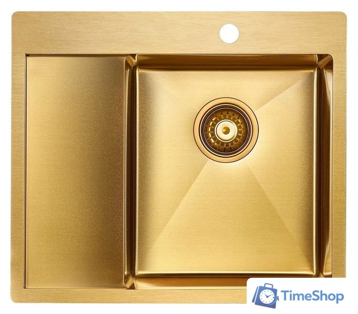 Кухонная мойка Paulmark Kroner 59F PM225951-GMR - Изображение №8 — Интернет-магазин Time-Shop