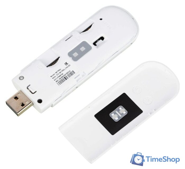 4G модем ZTE MF79N LTE (белый) - Изображение №5 — Интернет-магазин Time-Shop