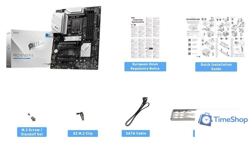 Материнская плата MSI Pro B760-P II - Изображение №2 — Интернет-магазин Time-Shop