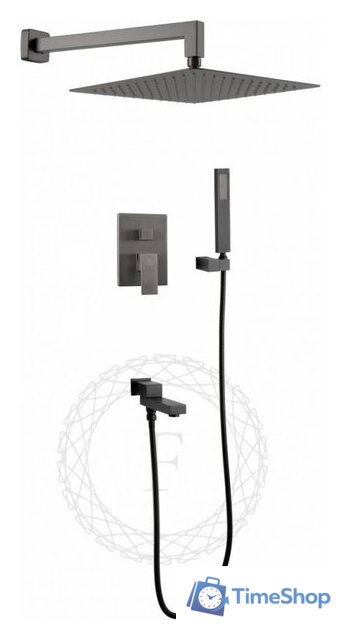 Душевая система  Filarete Fing FL1040 (графит) - Изображение №1 — Интернет-магазин Time-Shop