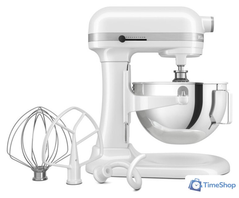 Планетарный миксер KitchenAid Heavy Duty 5KSM55SXXEWH - Изображение №1 — Интернет-магазин Time-Shop