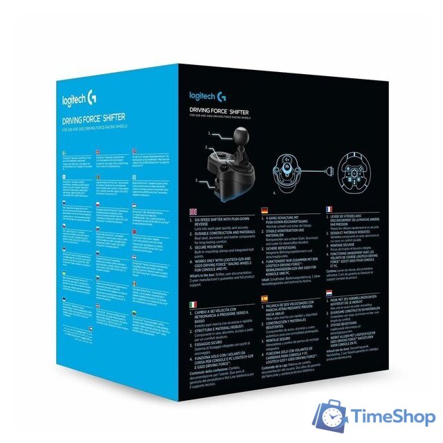 Коробка переключения передач Logitech G Driving Force Shifter для G923, G29, G920 - Изображение №6 — Интернет-магазин Time-Shop