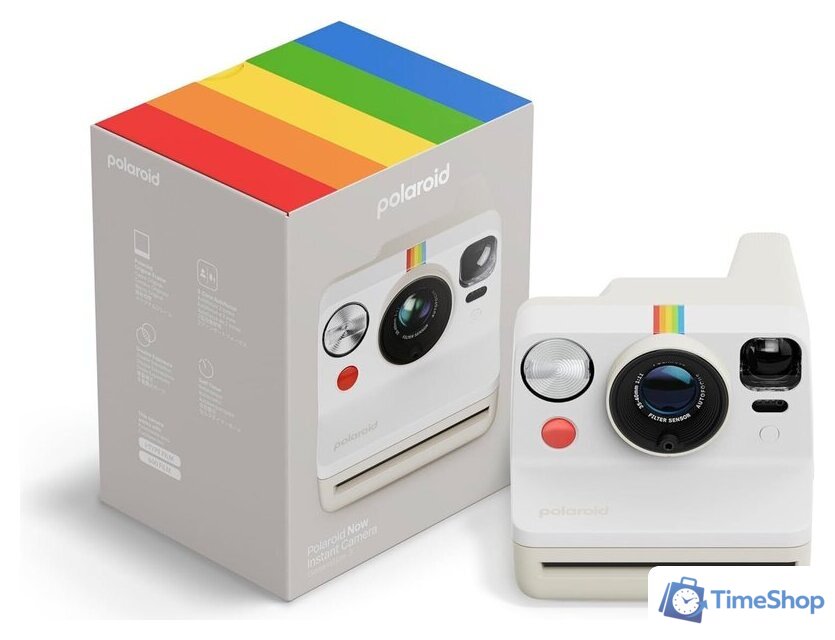 Фотоаппарат Polaroid Now Instant Camera Generation 3 (белый) - Изображение №3 — Интернет-магазин Time-Shop