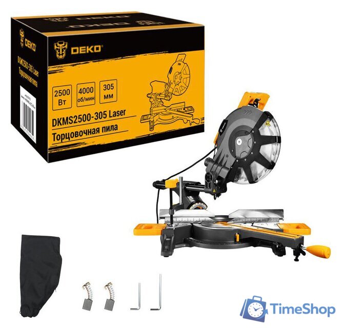 Торцовочная пила Deko DKMS2500-305 Laser 063-4316 - Изображение №1 — Интернет-магазин Time-Shop