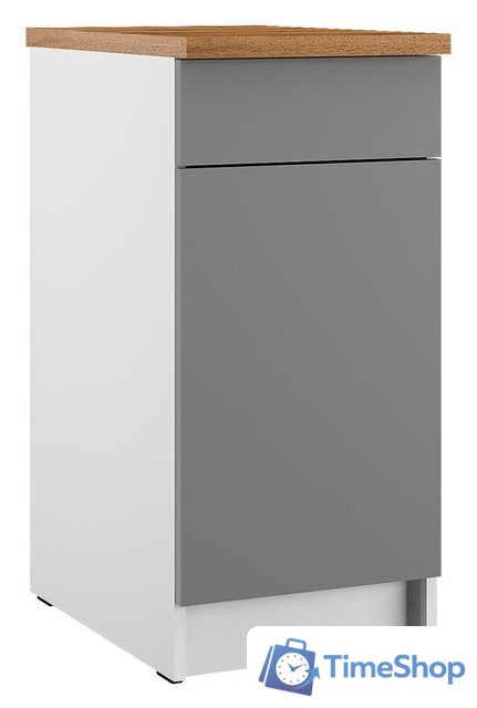 Шкаф напольный ЭлиГард Urban ШСКс 40 1Я (дымчатый алмаз/дуб бунратти) - Изображение №1 — Интернет-магазин Time-Shop