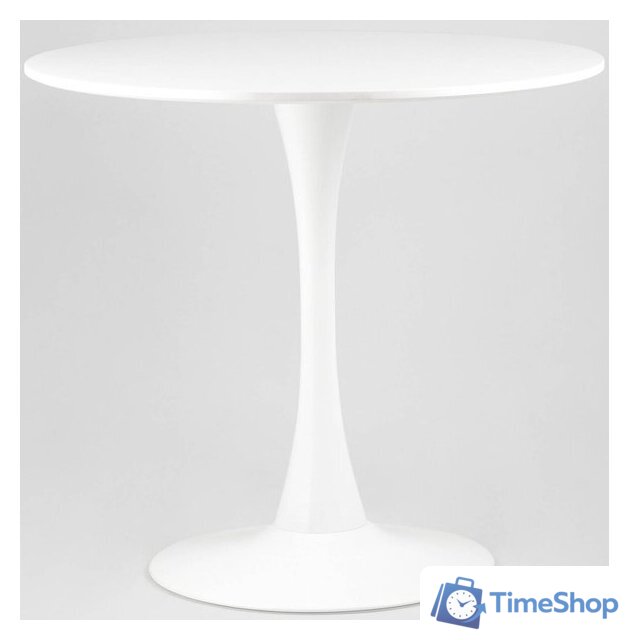 Кухонный стол Stool Group Tulip 80x80 T004-1 (белый) - Изображение №1 — Интернет-магазин Time-Shop