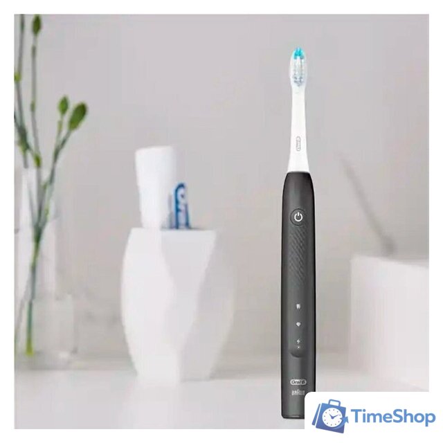Электрическая зубная щетка Oral-B Pulsonic Slim Clean 2000 (черный) - Изображение №5 — Интернет-магазин Time-Shop