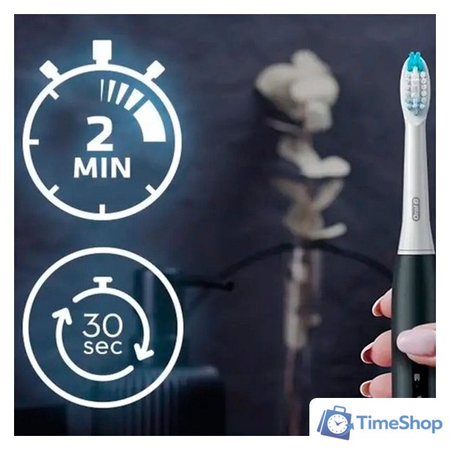Электрическая зубная щетка Oral-B Pulsonic Slim Clean 2000 (черный) - Изображение №3 — Интернет-магазин Time-Shop