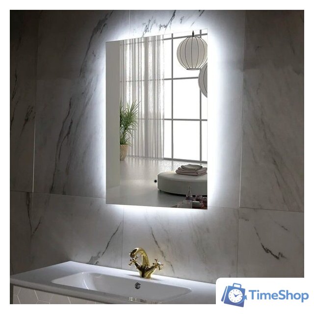  Пекам Зеркало Greta Fly 60x90 GretaFly-60x90B (с подсветкой и бесконтактным сенсором) - Изображение №2 — Интернет-магазин Time-Shop