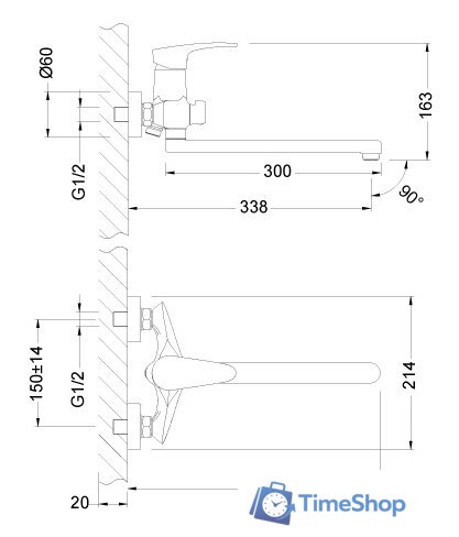 Смеситель Lemark Linara LM0451C - Изображение №2 — Интернет-магазин Time-Shop