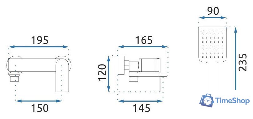 Смеситель Rea Storm B9989 (черный) - Изображение №3 — Интернет-магазин Time-Shop