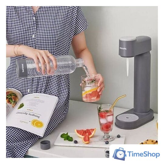 Сифон для газирования Philips GoZero ADD4901GR/10 - Изображение №3 — Интернет-магазин Time-Shop