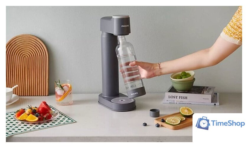 Сифон для газирования Philips GoZero ADD4901GR/10 - Изображение №9 — Интернет-магазин Time-Shop