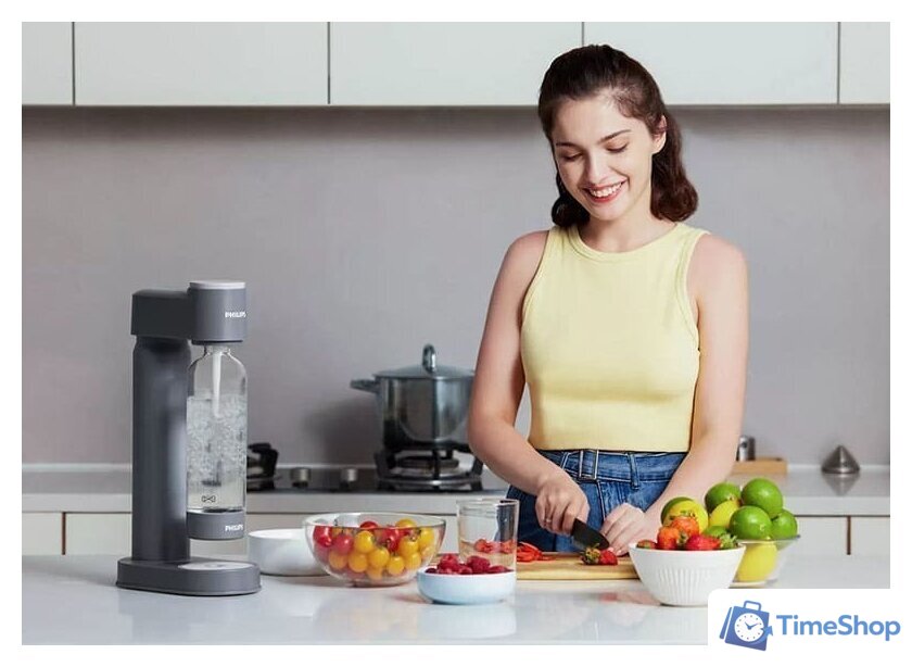 Сифон для газирования Philips GoZero ADD4901GR/10 - Изображение №10 — Интернет-магазин Time-Shop