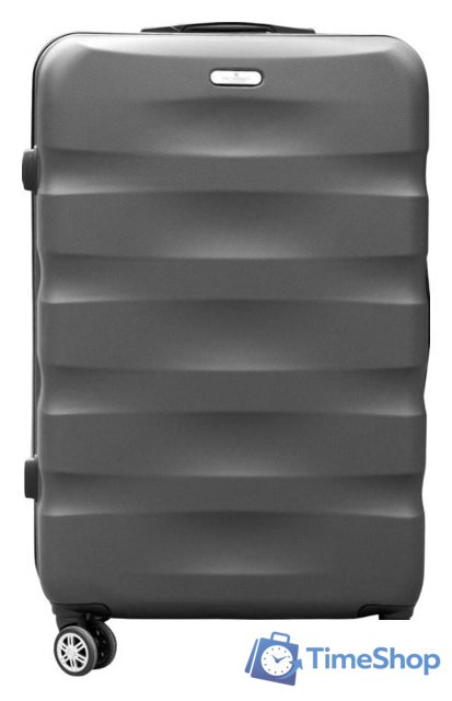 Чемодан-спиннер Peterson PTN 5806-W-M (серый) - Изображение №1 — Интернет-магазин Time-Shop