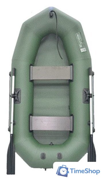 Гребная лодка Муссон R 240 (зеленый) - Изображение №1 — Интернет-магазин Time-Shop