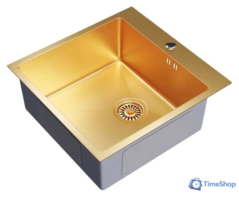 Кухонная мойка Mixline Pro 550548 (золото, с сифоном) - Изображение №1 — Интернет-магазин Time-Shop