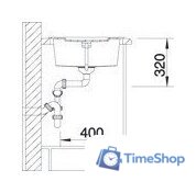 Кухонная мойка Blanco Metra 5 S 527109 (мягкий белый) - Изображение №6 — Интернет-магазин Time-Shop