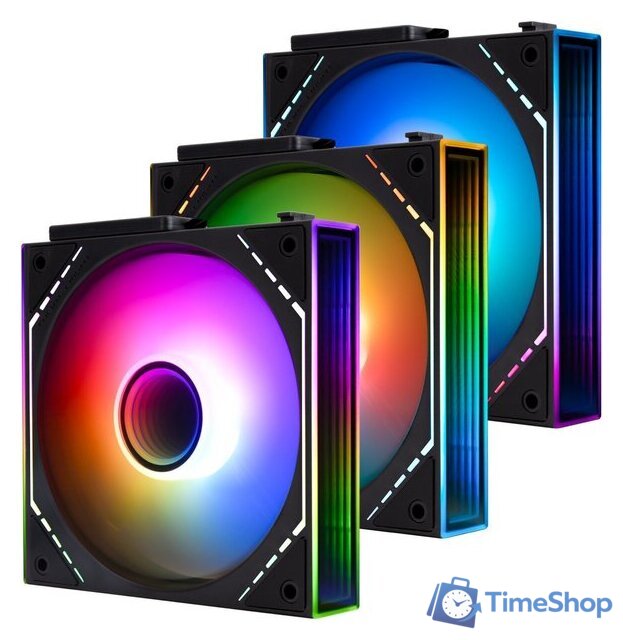 Комплект вентиляторов для корпуса Thermalright TL-M12QR-S X3 (черный) - Изображение №4 — Интернет-магазин Time-Shop