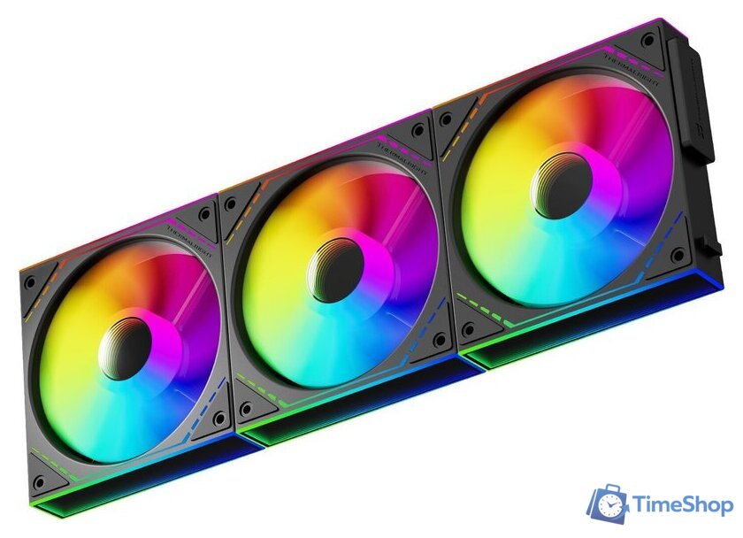 Комплект вентиляторов для корпуса Thermalright TL-M12QR-S X3 (черный) - Изображение №2 — Интернет-магазин Time-Shop