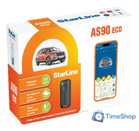 Автосигнализация StarLine AS90 Eco - Изображение №1 — Интернет-магазин Time-Shop