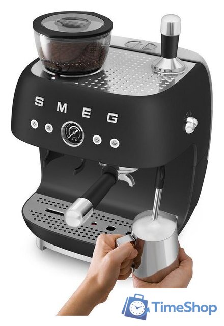 Рожковая кофеварка Smeg EGF03BLMEU - Изображение №10 — Интернет-магазин Time-Shop